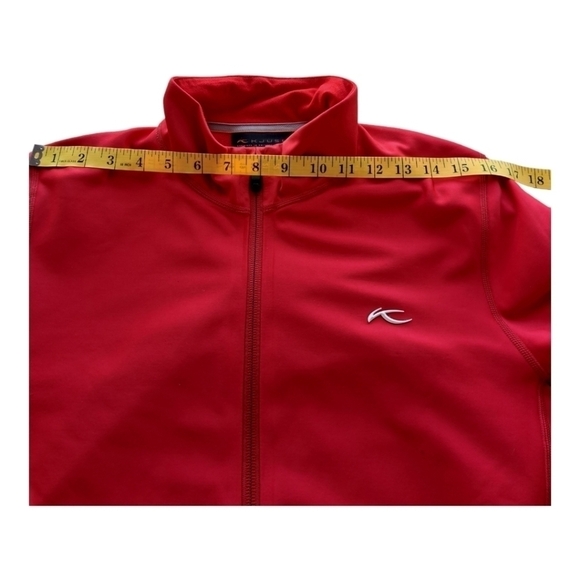 Kjus EU50 sweater athletic full zip design switzerland red Small … - Picture 10 of 13